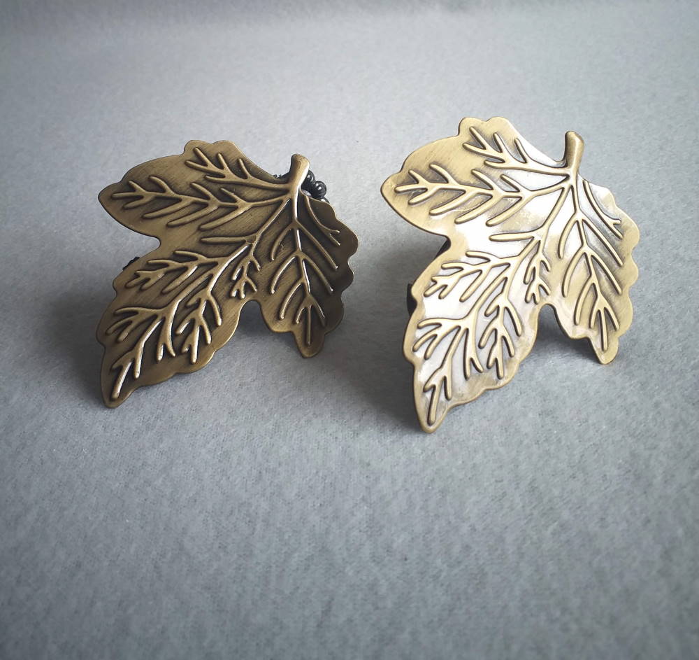 Pince Pour Rideaux En Forme De Feuille