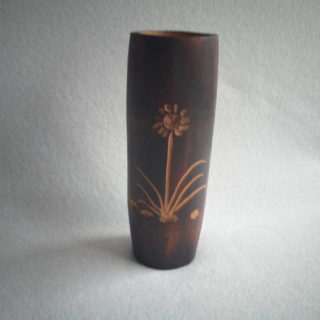 Vase en bambou naturel