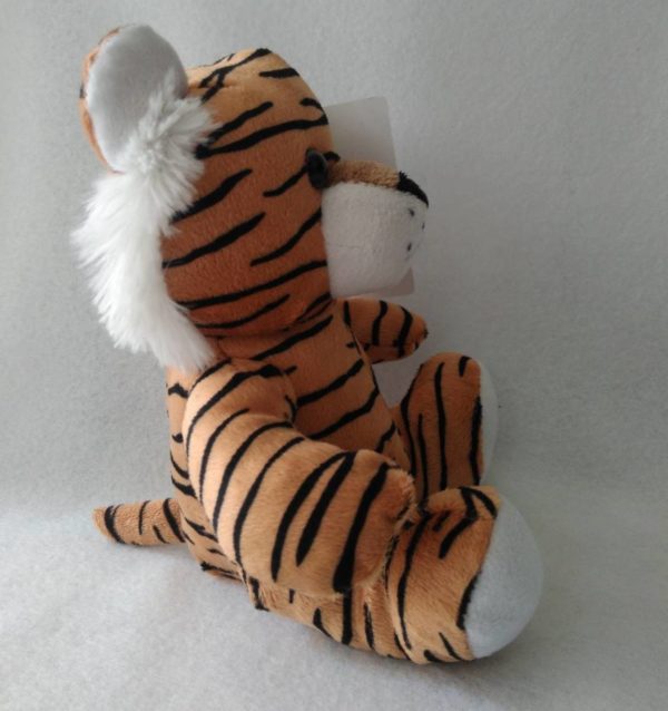 Peluche doudou tigre en velboa